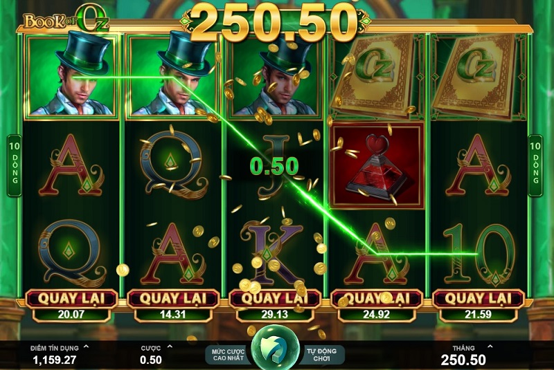 Loại 2: Slot game với nhiều hơn 3 cuộn