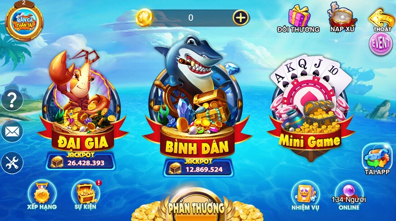 Bắn cá Thần Tài – Cổng game săn cá đổi thưởng top 1 VN