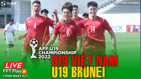 Soi kèo nhà cái U19 Việt Nam vs U19 Brunei. Nhận định, dự đoán bóng đá U19 Đông Nam Á (17h00, 6/7)