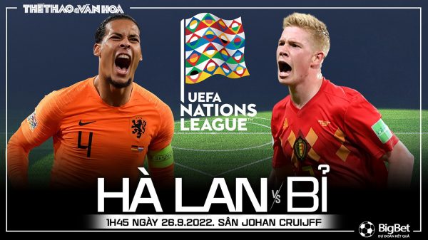 Soi kèo nhà cái Hà Lan vs Bỉ. Nhận định, dự đoán bóng đá UEFA Nations League (1h45, 26/9)