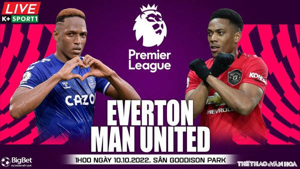 Soi kèo nhà cái Everton vs MU. Nhận định, dự đoán bóng đá Anh (01h00, 10/10)