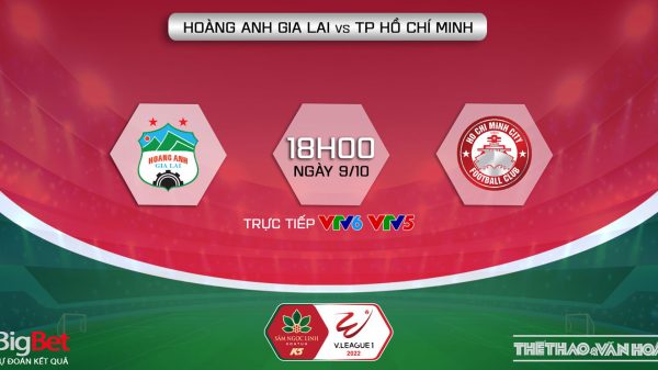 Soi kèo nhà cái HAGL vs TPHCM. Nhận định, dự đoán bóng đá V-League 2022 (18h00, 9/10)